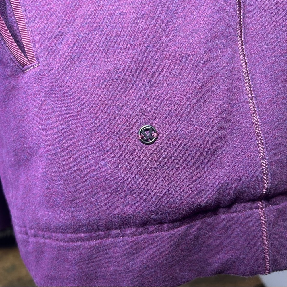 Authentic Lululemon Athletica Restore Wrap, Heathered Red Grape/Purple, Size 6 - Picture 14 of 14